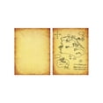 thumbnail image 2 of 102 Pcs Vintage Stationery 8.5 x 11 in, 2 Sides Ulined Old Looking Antique Printer Paper, 6 Colors Parchment Writing Stationary, 2 of 7