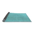 thumbnail image 2 of Ahgly Company Indoor Square Solid Light Blue Modern Area Rugs, 7' Square, 2 of 4