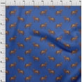 thumbnail image 3 of oneOone Polyester Lycra Fabric Horse Block Print Sewing Fabric BTY 56 Inch Wide, 3 of 4
