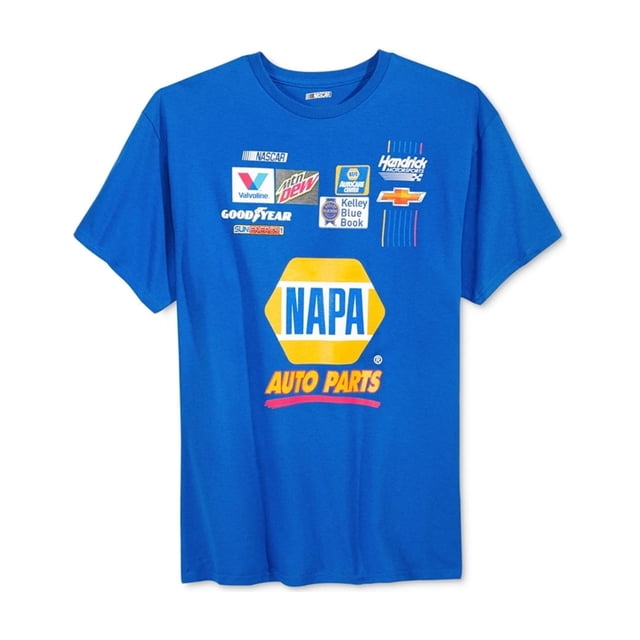 Checkered Flag Sports T-Shirt Graphique pour Hommes Chase Elliot, Bleu, Petit