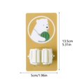 thumbnail image 2 of WIFKLSIIPG Durable Hooks for Bathroom and Bedroom Storage Cartoon Design Mop Organizer Rack for Efficient Cleaning, 2 of 8