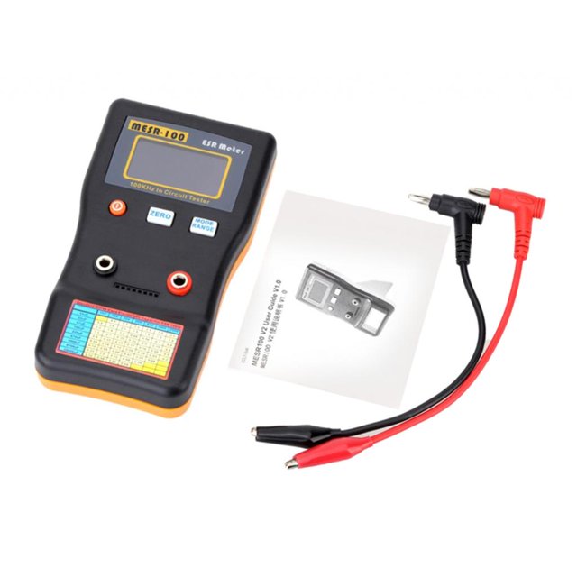 Medidor de Capacitancia ESR Circuito de Rango Automático F / TV Reparación de licencia de sonido LCD DYNWAVEMX Medidor de capacitancia capacitiva