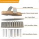 thumbnail image 3 of 2 Pcs Dry Brushing Body Brush Bath Brush Natural Bristle Gentle Exfoliating For Softergentle Massage Nodes For Treatment Improves Lymphatic Function, 3 of 5