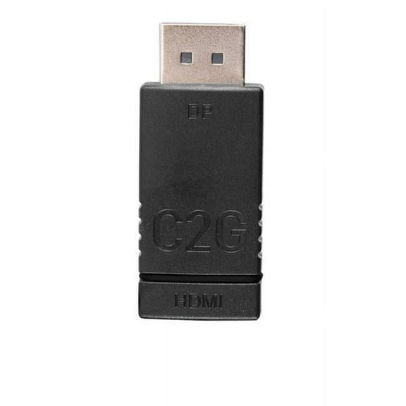 30 Hz 4K DisplayPort to HDMI Adapter Converter, Black