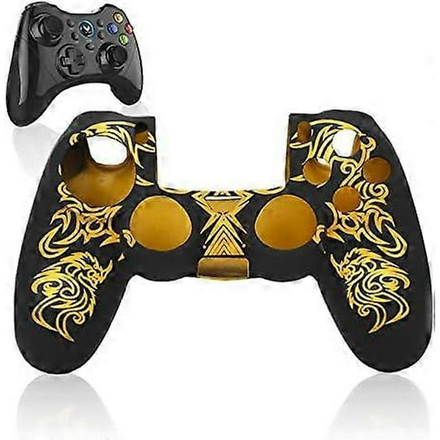Silicone controller skin for PS4, Silicone Protective Cover Anti-slip Gamepad Case Replacement for PS4 Gamepad Skin Protector