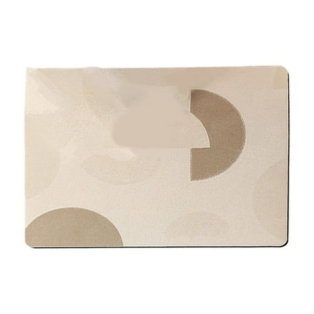Alfombrilla absorbente de diatomita para encimera de baño, alfombrilla de drenaje, bandeja para taza de tocador, mantel individual para fregadero de cocina, fácil de limpiar, 15,7 x 11,8 pulgadas