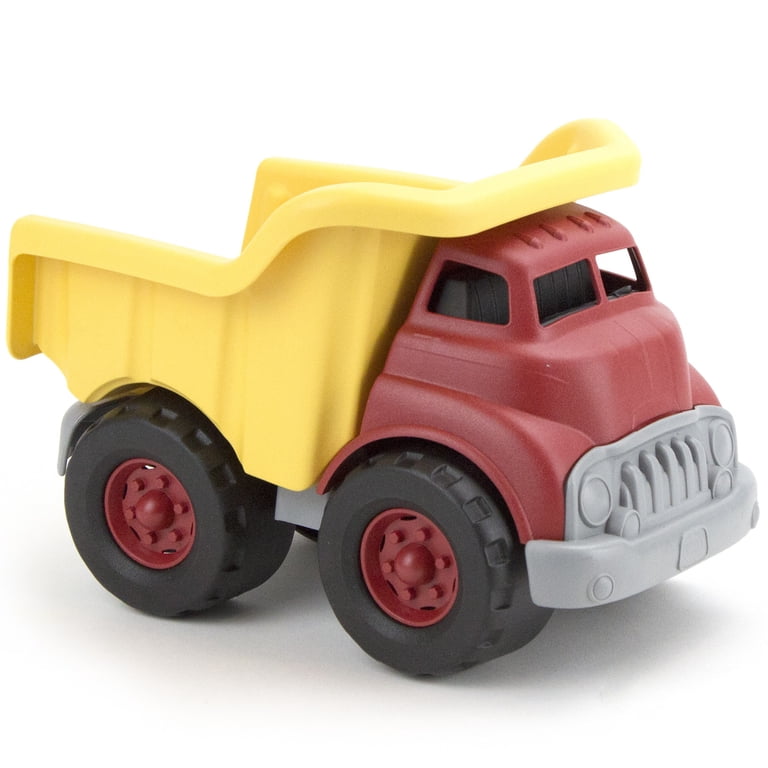 Green Toys Dump Truck, Yellow & Red Recycled Plastic photo 1