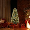 thumbnail image 4 of Gymax 5 FT Artificial Xmas Tree w/ 453 Branch Tips 230 Warm White LED Lights, 4 of 10