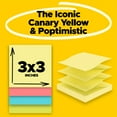 thumbnail image 3 of Post-it Dispenser Pop-up Notes, 3 in x 3 in, Yellow and Bright Colors, 14 Pads, 3 of 17