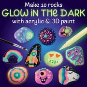 Creativity for Kids Glow in the Dark Rock Painting Kit | Paint & Decorate 10 Rocks (Ages 6+)