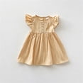 thumbnail image 2 of Felwors Robe Princesse Sans Manches en Coton Imprimé Printemps Été pour Filles Tout-Petits, 2 of 4