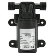 Ecoyyzn Diaphragm Pump,Water Pump,Diaphragm Water Pump Electric Mini Pumping Tool 73PSI 3.5L/MIN G1/2in 36W DC 12V