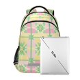 thumbnail image 7 of FORMRS Unisex Backpack Elementary School Travel Bookbag with Reflective Stripes, Retro Beige Stars, 7 of 7
