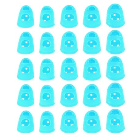 GOOHOCHY Fingertip Protector Silicone for Musical Instruments 25Pcs