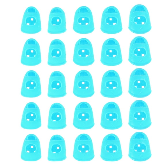 GOOHOCHY Fingertip Protector Silicone for Musical Instruments 25Pcs