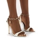 thumbnail image 1 of Zapatos de mujer Sandalias puntiagudas de color caramelo Moda Tacones altos Cadena de metal Zapatos grandes Wmkox8yii hfjk4554, 1 of 5