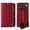 Red, variant on Real Genuine Leather for Crazy Horse Pattern for iPhone 17 Pro Max Case Flip Case Business Protective Cover with Card Slots Shockproof with Full Body Screen Camera