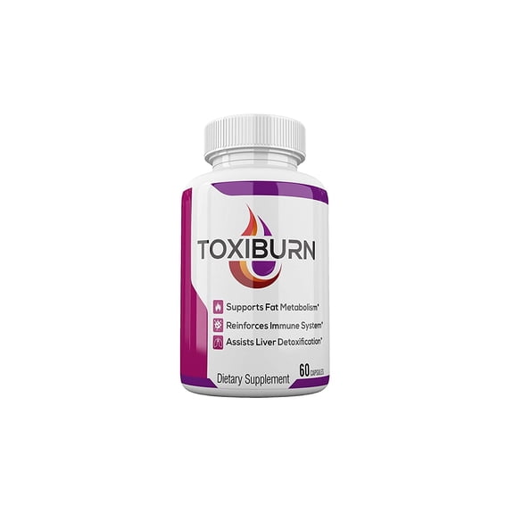 Toxiburn - Pills for Weight Loss - Energy Boosting Dietary Supplements for Weight Management and Metabolism - Advanced Ketogenic Ketones - 60 Capsules (1 Pack)