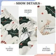 thumbnail image 6 of FORMRS Boys Pajama Pants with Pockets Size 6-8Y Kids Lounge Sleep Bottoms, White Christmas Holly, 6 of 8