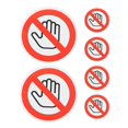 thumbnail image 1 of Self Adhesive Safety Labels Warning Stickers Red for Warning 6Pcs, 1 of 5