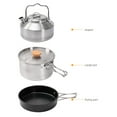 thumbnail image 2 of Tetera Sartén Antiadherente Olla Para Sopa Juego De 3 Ollas De Acero Inoxidable Para Acampar, Para 3 A 4 Personas Tmvgtek Para Estrenar, 2 of 3