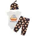 thumbnail image 1 of Unique Baby Boys Little Mister Pie Thanksgiving Romper Outfit Set (3m, Pie), 1 of 5