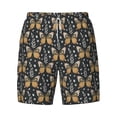 thumbnail image 4 of Lsque Mens Swim Trunks Flower Butterfly Pattern - Bathing Suit Compression Liner - Beach Swim Shorts Swimwear - (S-3XL) - Stretch Quick Dry -Medium, 4 of 9