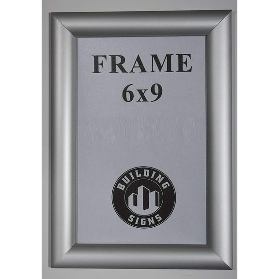 Elevator Certificate Visits Frame 6x9 (Aluminium, Card Size 6x9, Front Insert)