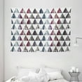 thumbnail image 1 of Grunge Tapestry, Ancient Egyptian Pyramids Modern Triangles with Murky Effects New Graphic Print, Wall Hanging for Bedroom Living Room Dorm Decor, 80W X 60L Inches, Multicolor, by Ambesonne, 1 of 2