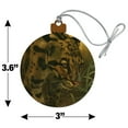 thumbnail image 6 of Ocelot Wild Cat Wood Christmas Tree Holiday Ornament, 6 of 7