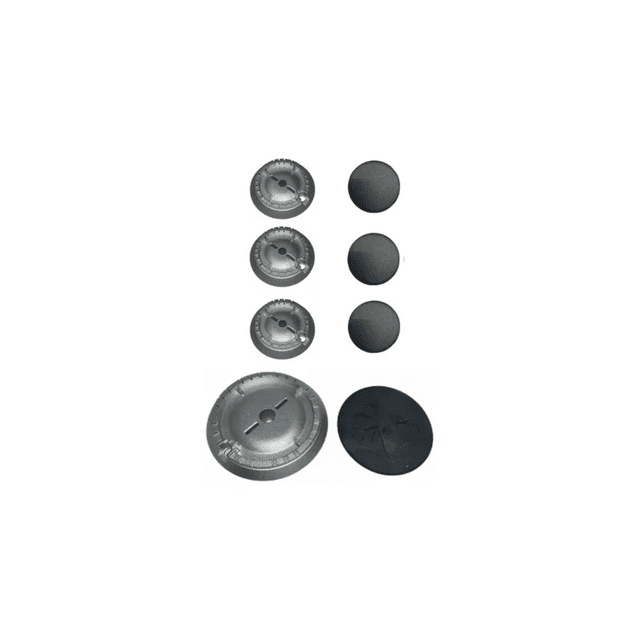 Kit De 4 Quemadores Estufa Acros Whirlpool Original Con Tapa Acros Whrilpool Quemadores