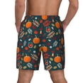 thumbnail image 4 of Goofa Autumn with Pumpkins Printed Men's Swim Trunks Board Shorts Quick Dry Mens Swimming Trunks with Compression Liner,Breathable Fit Hawaii Beach Shorts-X-Large, 4 of 9