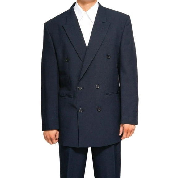 Mens Navy Blue Dress Suit - Includes Jacket & Pants