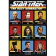 thumbnail image 2 of Men's Star Trek: The Next Generation Starfleet Crew Portraits Playing Cards Frame  Long Sleeve Shirt Black X Large, 2 of 4
