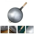 thumbnail image 1 of ORDDIART 1Pc Single Handle Wok Utensils Easy to Clean Kitchen Grey, 1 of 4
