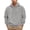 Gray Sweatshirts for Men, variant on Mens Sweatshirts Heart Cable Twist Texture Drawstring Kangaroo Pocket Hoodie Ribbed Cuff Relaxed Pullover for Weekend Hangout Neighborhood Walk Beige L