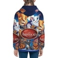 thumbnail image 4 of The Aristocats Kids Zip-Up Hoodie 3d Print Hooded Sweatshirt With Packet For Boys Girls, 4 of 7