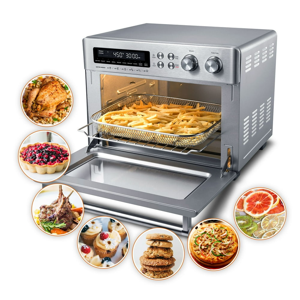 Convection Toaster Oven 10-in-1 Air Fryer 6 Slice, 1750W, 26.5 QT