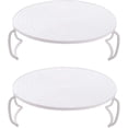 thumbnail image 1 of 2pcs Microwave Plate Stacker Grill Rack Microwave Tray Plastic Baking Oven Tray Microwave Rack for Bacon Frozen Snacks Cooking Supplies, 1 of 5