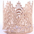 thumbnail image 4 of OFFIGAM Kids Hair Accessories for Girls Crown Shaped Golden 1 Pair, 4 of 8
