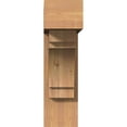 thumbnail image 2 of Ekena Millwork 7 1/2"W x 26"D x 26"H Merced Block Smooth Bracket w/ Offset Brace, Western Red Cedar, 2 of 25