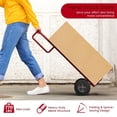 thumbnail image 4 of Biotree Hand Truck 660 lbs Capacity Sack Truck Dolly with 10 Inch Wheels and Foldable Toe Plate, Red, 4 of 9