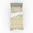 thumbnail image 1 of Ambesonne Floral Bedding Set 3 Pcs, Blooming Spring Sprouts, Twin, Multicolor, 1 of 3