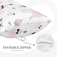 thumbnail image 2 of Plush Throw Pillow Covers, Cartoon Cute Poodle Dog Pink Cake Pillow Cases with Invisible Zipper, Breathable Microfiber Pillow Cases Standard Size for Sleeping Bedroom Sofa Living Room 16x24, 2 of 5