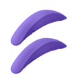 thumbnail image 2 of Cubierta del reposabrazos de la silla Par De Fundas Para Reposabrazos De Silla Protector Elástico Funda Para Brazo De Silla De Habitación Morado Púrpura Magideal Cubierta del reposabrazos de la silla, 2 of 6