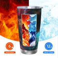thumbnail image 5 of Bingfone Neon Spectrum Cat Portrait for 20 Oz Stainless Steel Travel Mug Double Wall Water Coffee Cup for Home,Office, Outdoor Works Great for Ice Drinks and Hot Beverage-Without Straw, 5 of 8