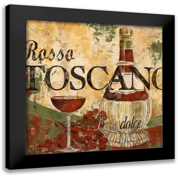 Donovan, Maria 12x12 Black Modern Framed Museum Art Print Titled - Rossa Toscano