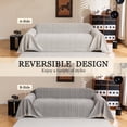thumbnail image 4 of Jessy Home Sofa Cover Slipcover Couch Cover Protector Durable Multi-Function Furniture Cover for Dogs Cats Home Decor 71"x 150"Beige, 4 of 8