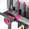 thumbnail image 5 of Wall Mount Holder for Dyson Airwrap Styler, for Dyson Supersonic Hair Dryer, 2 in 1 Organizer Storage Shelf Fits Curling Iron Wand Barrels Brushes Diffuser Nozzles for Home Bedroom Bathroom, 5 of 7