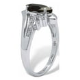 thumbnail image 2 of PalmBeach Jewelry Marquise-Cut Genuine or Created Gemstone Ring in Platinum-plated or Gold-plated Sterling Silver, 2 of 5
